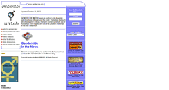 Desktop Screenshot of gendercide.org
